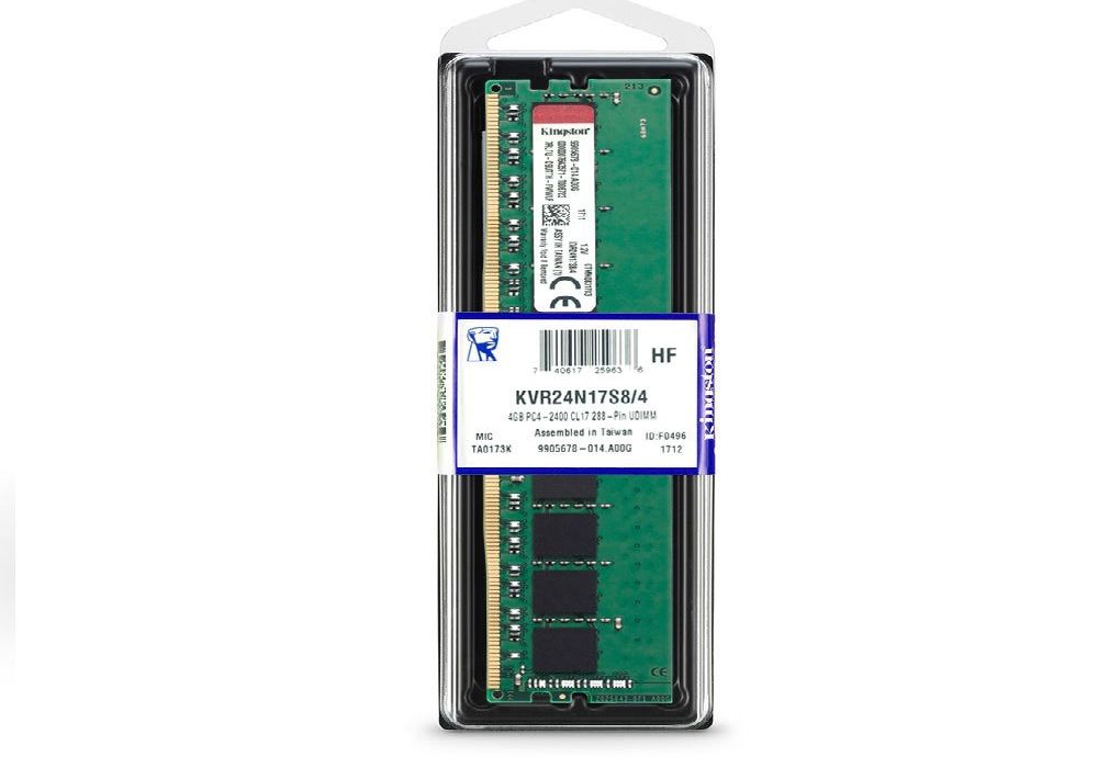 Kingston 4GB 2400MHz Non-ECC CL17 DIMM 1Rx8