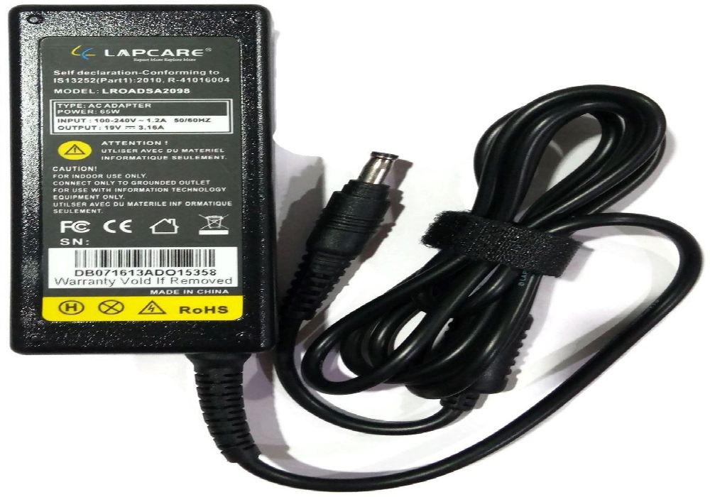 Lapcare 19V 3.16Amp 60 W Laptop Adapter