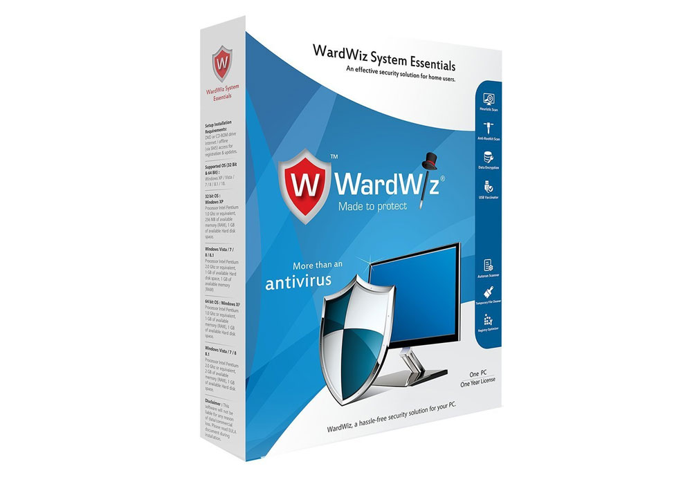 Wardwiz Total Security 1U-1Y (1 PC, 1 Year) | Laptop Bazaar