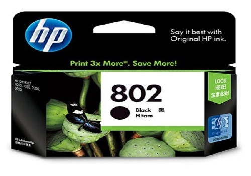 HP 802 Ink Cartridge - Black 